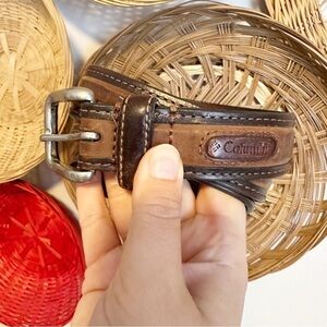 Columbia genuine leather belt.